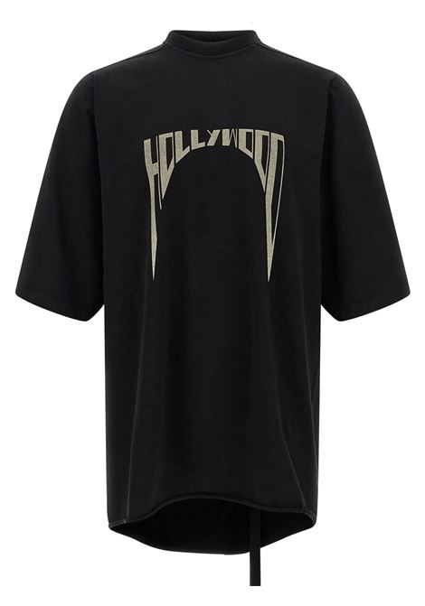 t-shirt jumbo uomo nera RICK OWENS DRKSHDW | DU01E3274 RIGEP20908
